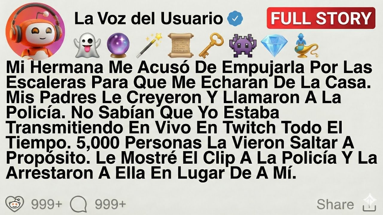 Mi Hermana Me Acusó de Empujarla, Pero Twitch Grabó Cómo Saltó Sola y La Arrestaron