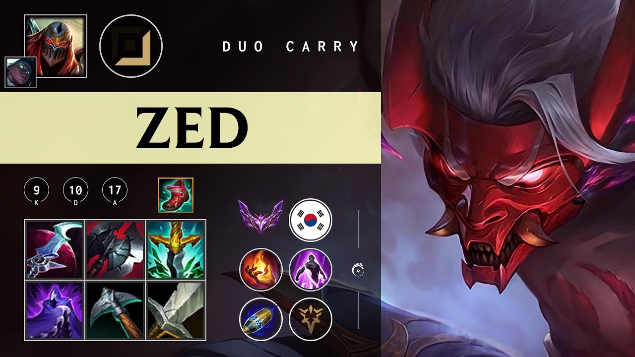 Zed ADC vs Ezreal - KR Master Patch 26.04