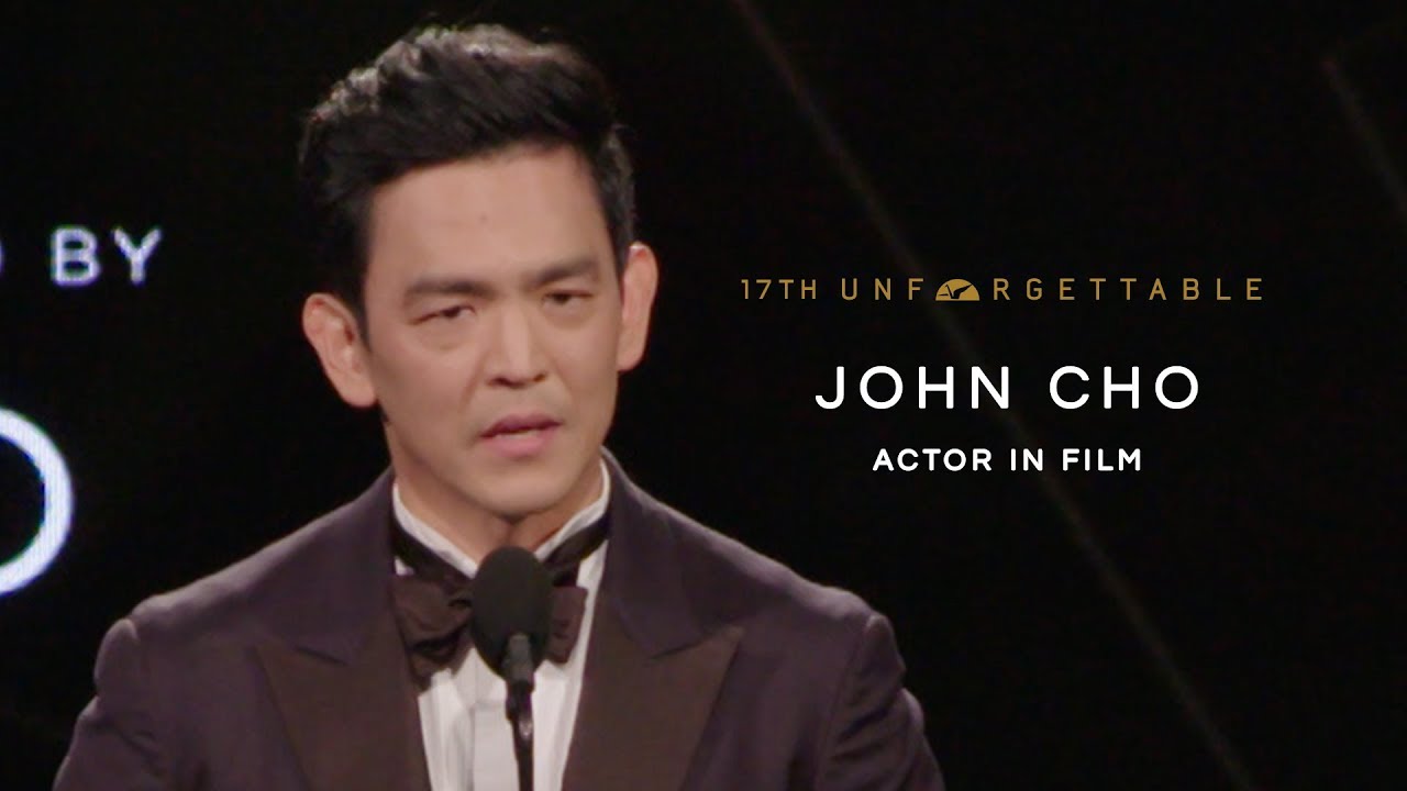 John Cho Wins the Actor in Film Award (LIVE from the 17th Unforgettable Gala 2018)