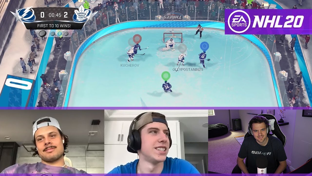 NHL 20 с Остоном Мэтьюзом и Митчем Марнером
