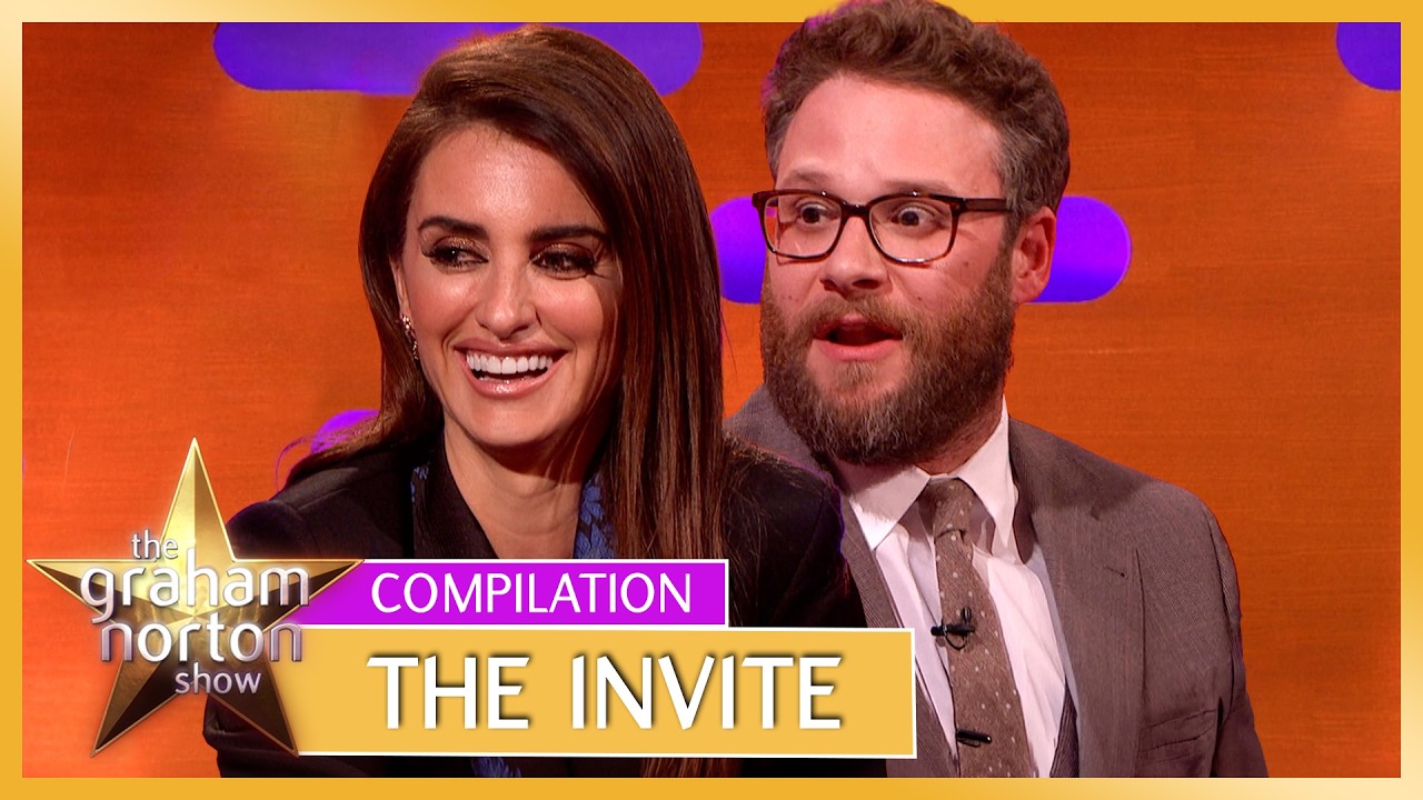 'The Invite' Stars Seth Rogen & Penelope Cruz On The Graham Norton Show