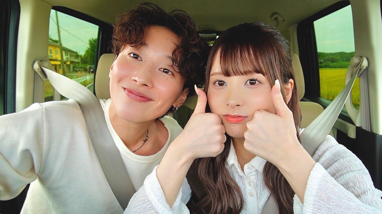 【初コラボ】加藤乃愛ちゃんをドライブデートって言って秘密でバンジー連れてったら面白すぎたwww