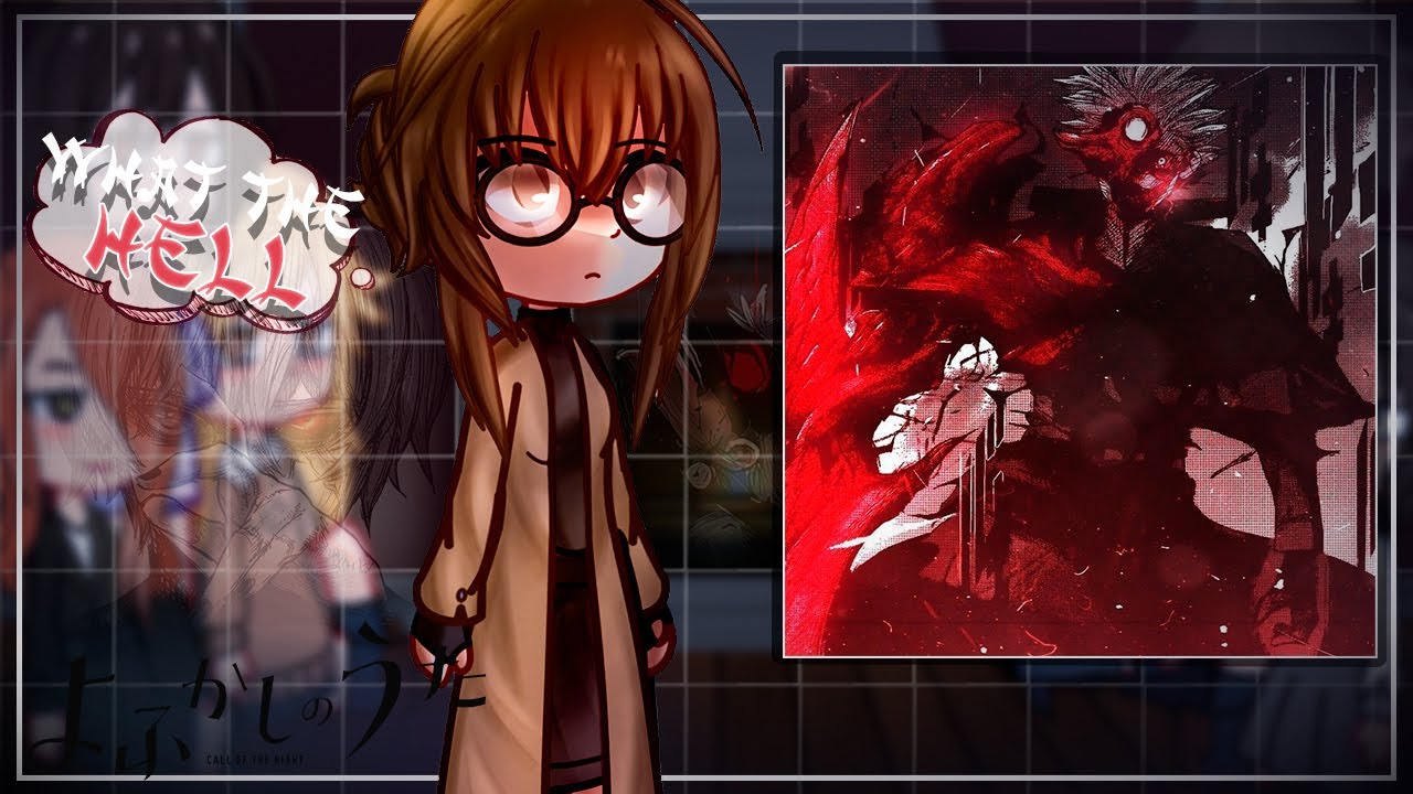 Yofukashi no uta reacts to Furuta as Ko || Kaneki, Tokyo Ghoul || Gacha club [ENG/RUS]