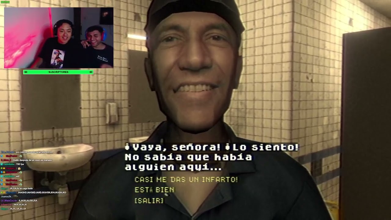 No te podés asustar así Stalker