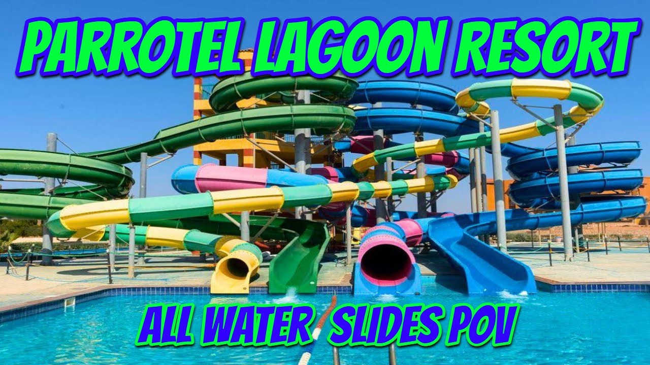 All water slides POV of Parrotel Lagoon Resort in Sharm El Sheikh, Egypt 🇪🇬.