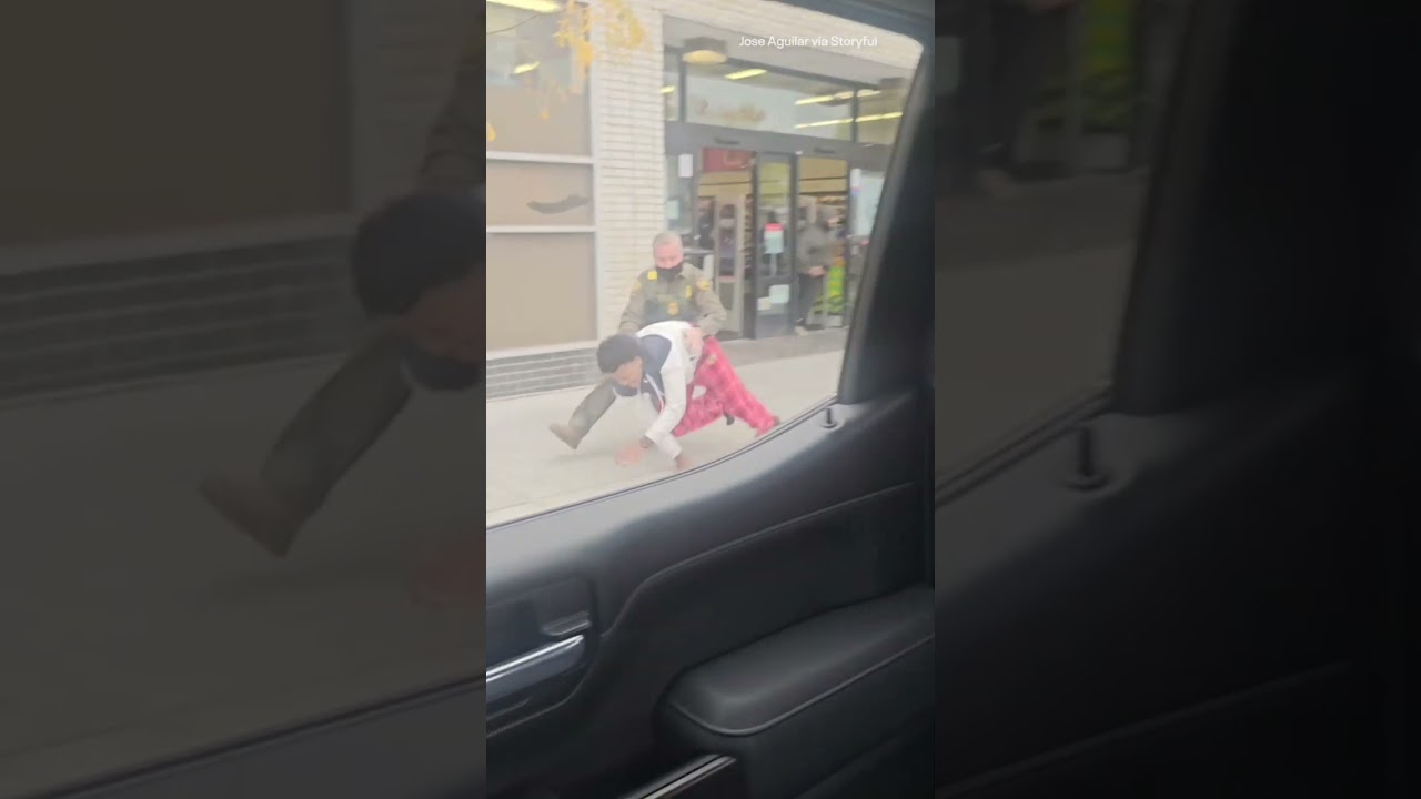 'I'm a US citizen!': ICE agents tackle teenager outside Chicago Walgreens