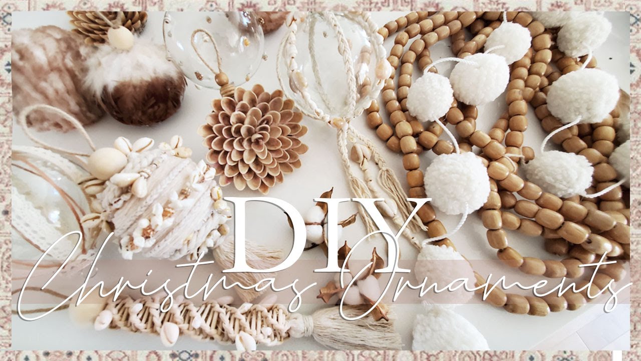 7 DIY CHRISTMAS ORNAMENTS