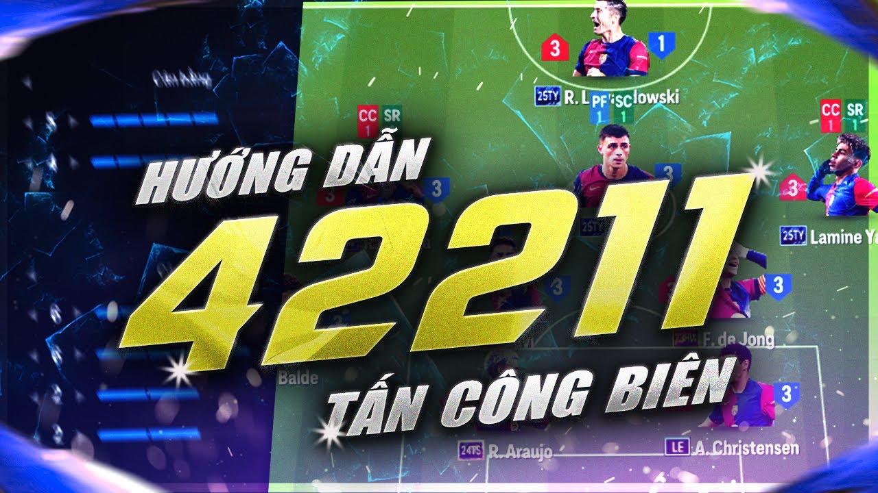 HƯỚNG DẪN SƠ ĐỒ 42211 - LÀM CHỦ META CÙNG LỐI ĐÁ TẤN CÔNG BIÊN ĐẦY HIỆU QUẢ !!!