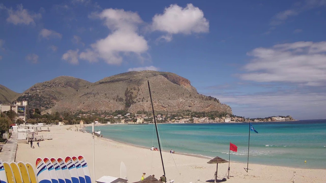 Webcam Vedetta spiaggia di Mondello (Palermo)