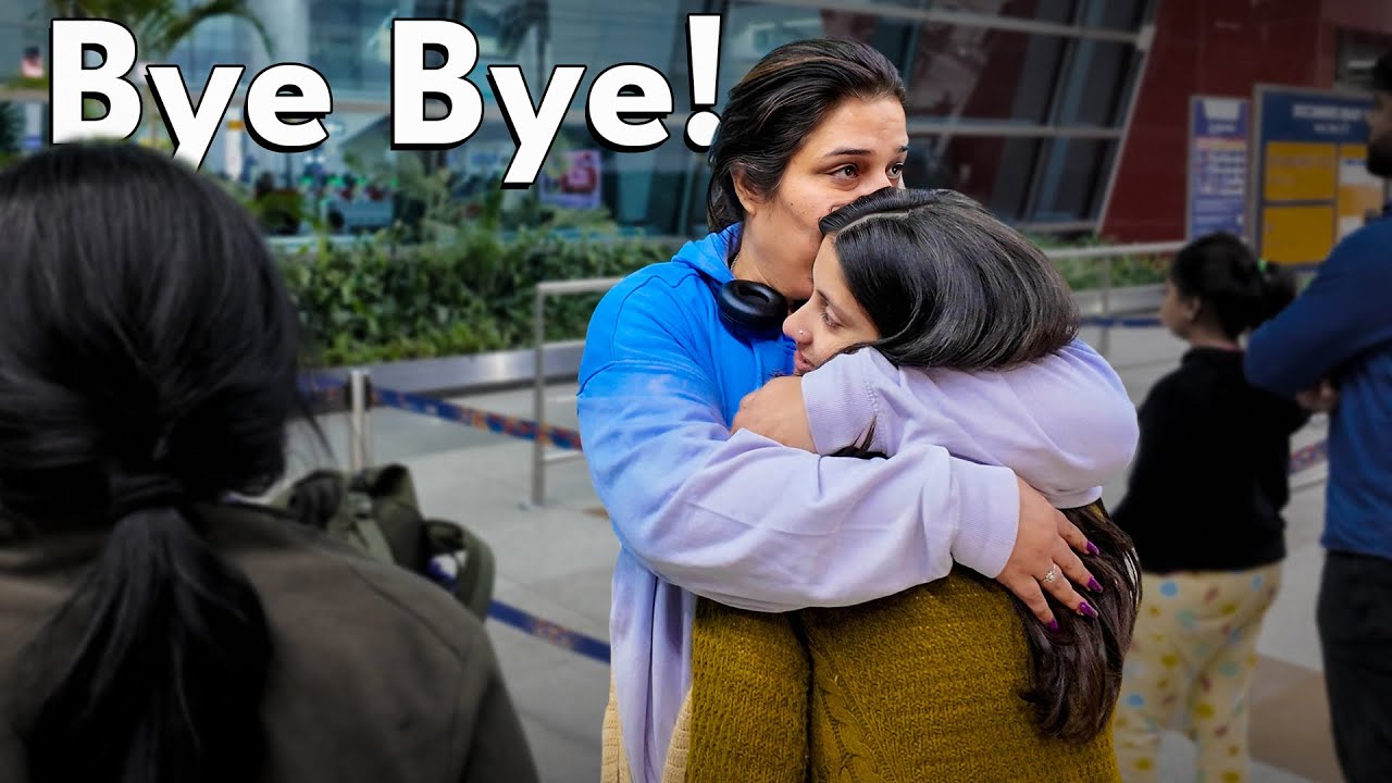Dropping Anushka’s Maasi off at the Airport | Vlog #77