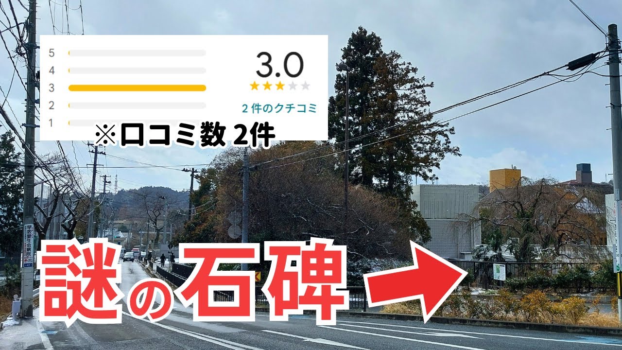 【誰も気づかない】八幡一丁目の謎石碑→”とある流行り病”の足跡だった【仙台市】
