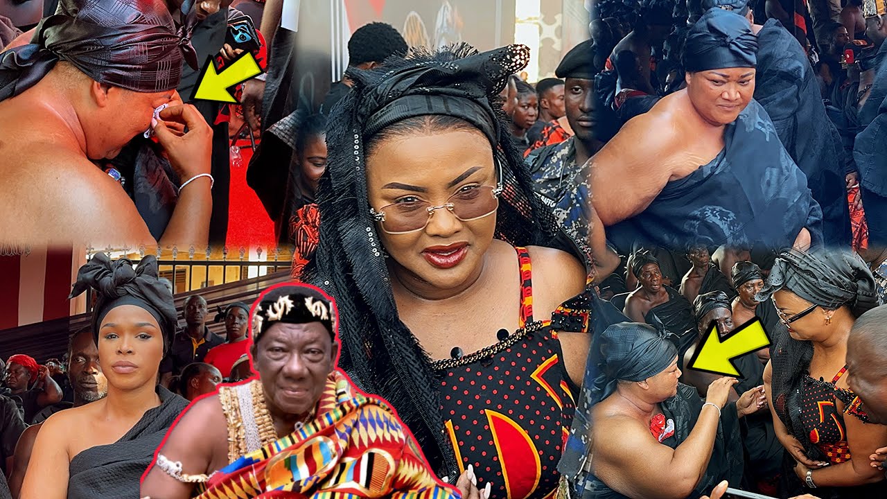 Nana Ama Mcbrown And Mampong Queen Mother Break Down Tears as She Arrives at Mamponghene One Week