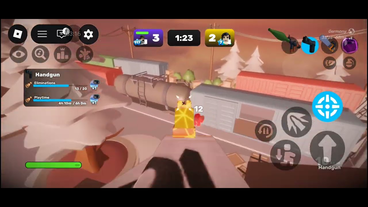 Roblox rivals but everything is random but no (Auto Shoot)