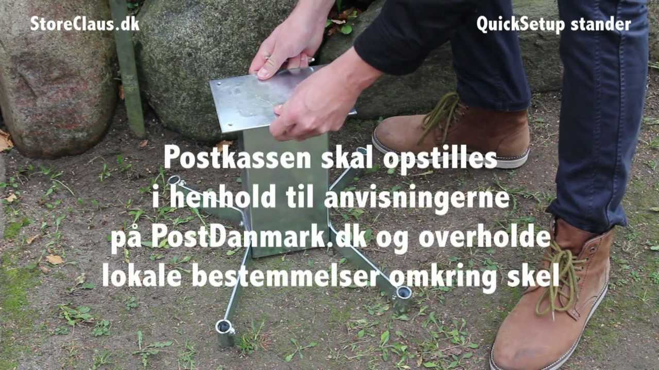 StoreClaus QuickSetup stander - Instruktionsvideo