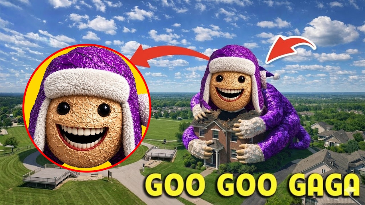 MY DRONE catches GOO GOO GAA GAA AT MY HOUSE IN REAL LIFE on camera At 3AM!