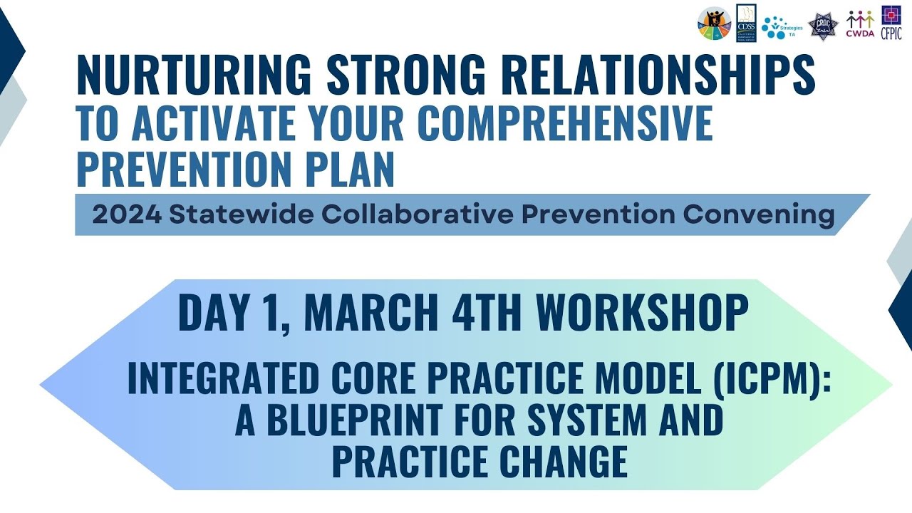 Integrated Core Practice Model (ICPM): A Blueprint for System and Practice Change - 2024 Convening