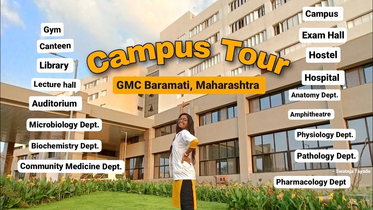 Full Campus Tour of GMC Baramati, Maharashtra | Pune | MBBS College | #gmcbaramati #medicalstudent