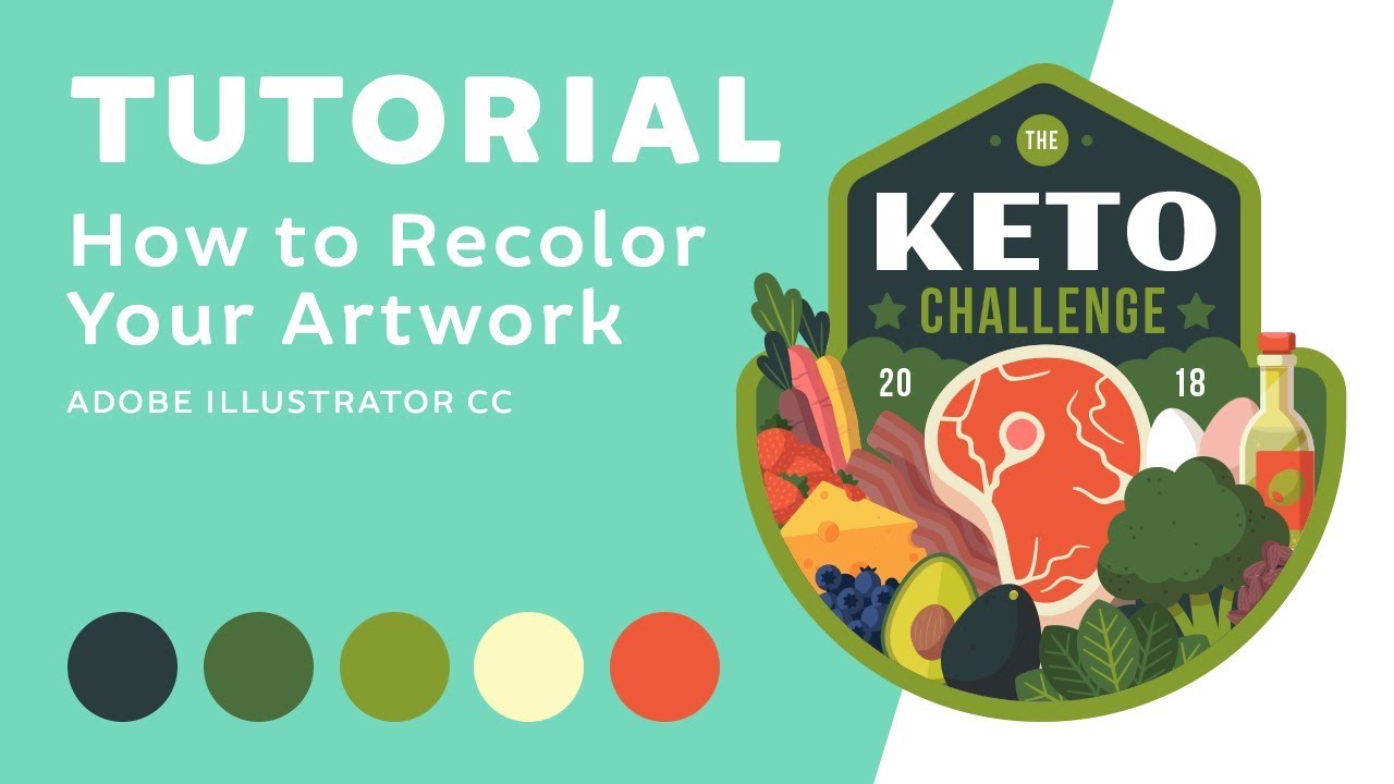 Tutorial | How to Recolor Artwork in Adobe Illustrator CC