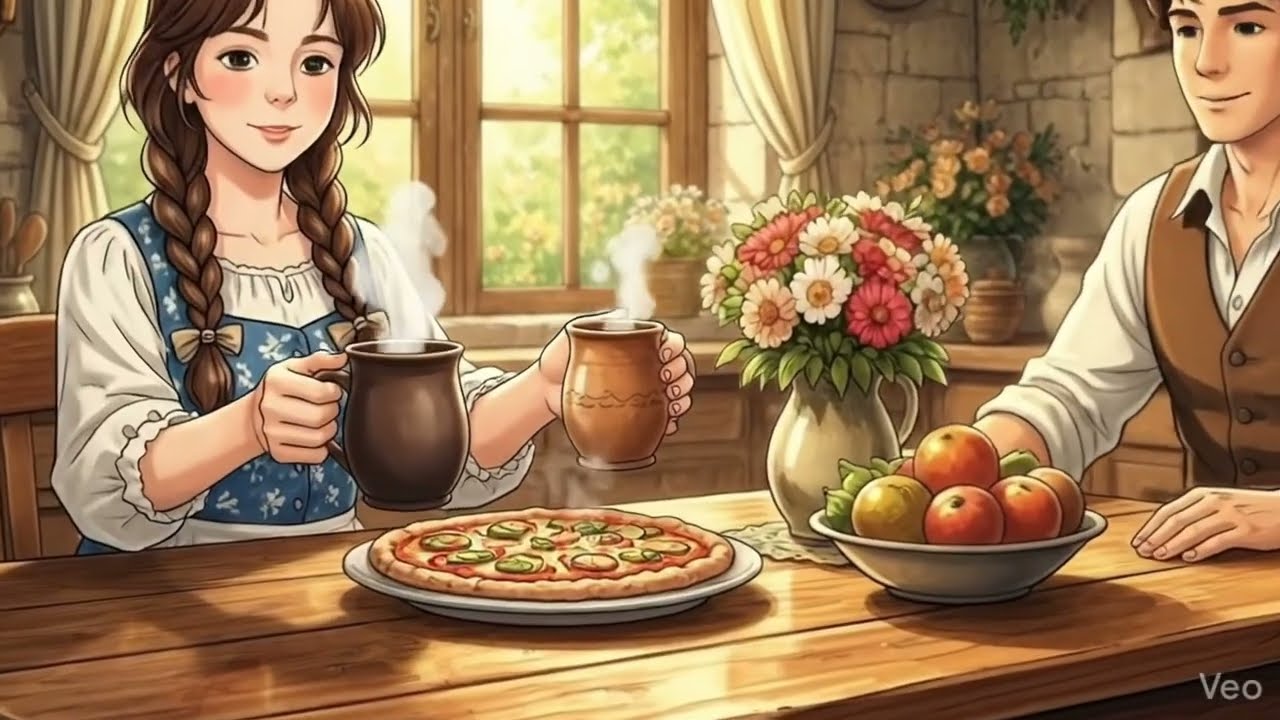 ASMR | Cozy Pizza Making 🍕 | Ghibli Style | Peaceful UK Village Ambience. #asmr #Wood fire uk pizza 