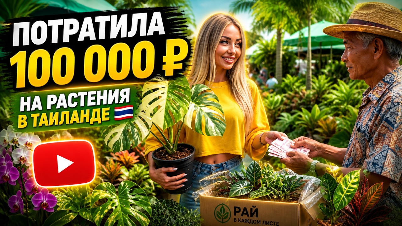 🌴РЫНОК  РАСТЕЙНИЙ ТАЙЛАНДА | Большая закупка