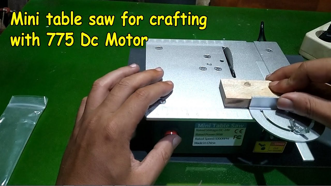 Review Mini Table Saw DC 775 12v