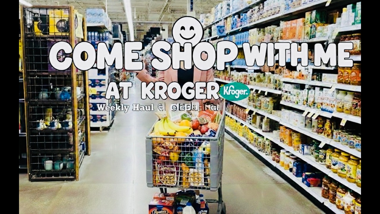 COME SHOP WITH ME---WEEKLY KROGER HAUL