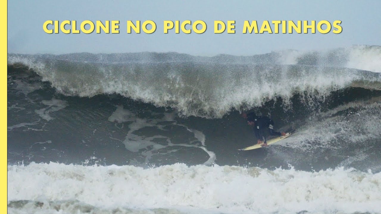 CICLONE E NOVA BANCADA DO PICO DE MATINHOS - SÓ TUBOS! // Busy Surfing...