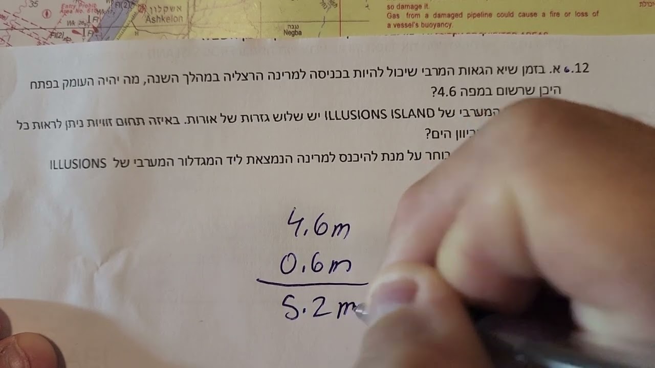 שאלה 12- ניווט חופי מאגר חדש 