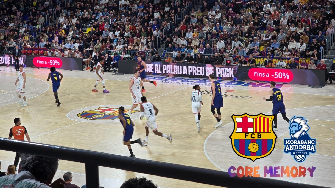 VLOG #14: LIGA ACB MATCHDAY - #BARÇABASKET VS MORABANC ANDORRA (7.12.2025) | MinaMil
