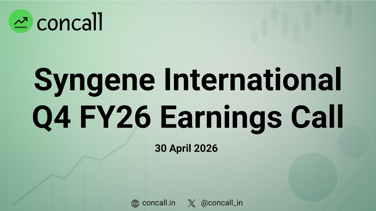 Syngene International Q4 FY26 Earnings Conference Call | Concall.in