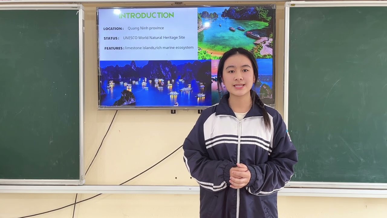 Presentation on Ha Long Bay - Quang Ninh Prepared by Group 1 -Class 11A7-  Nguyen Hue High School 📚📖