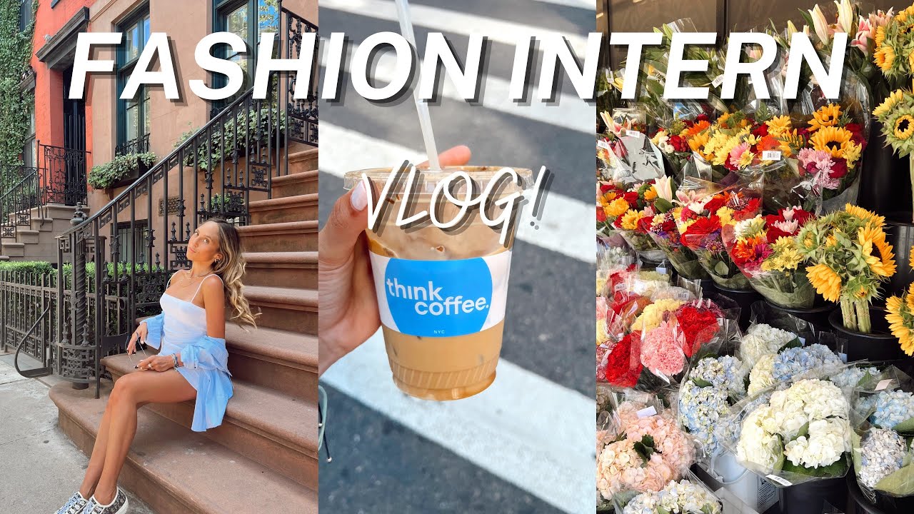 FIRST DAY AS A FASHION INTERN! + (pack with me to move to NYC)