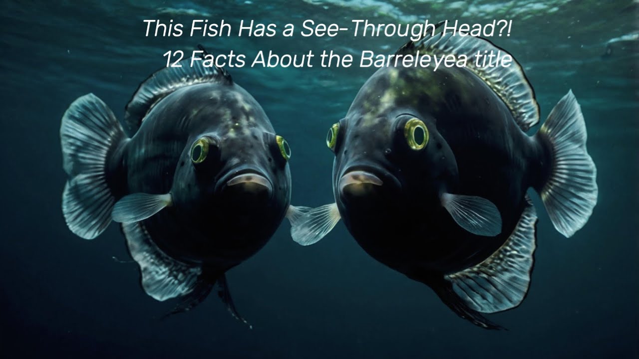 This Fish Has a See-Through Head?! 12 Facts About the Barreleye
