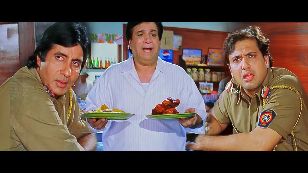 अरे भाई तुम लोग कितना खाते हो : Kader Khan Comedy | Govinda | Amitabh Bachchan