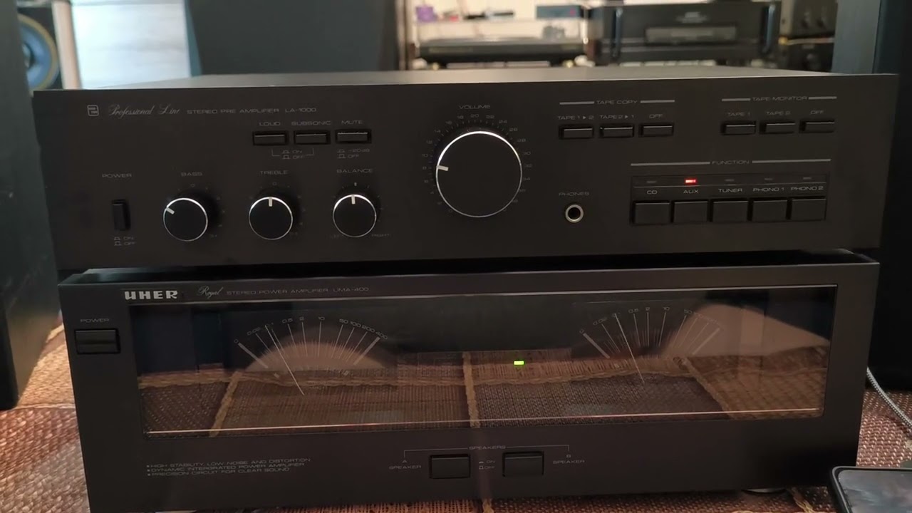 Han-Tor LA-1000 & UHER UMA-400 & DYNAUDIO RECITAL 2.  5