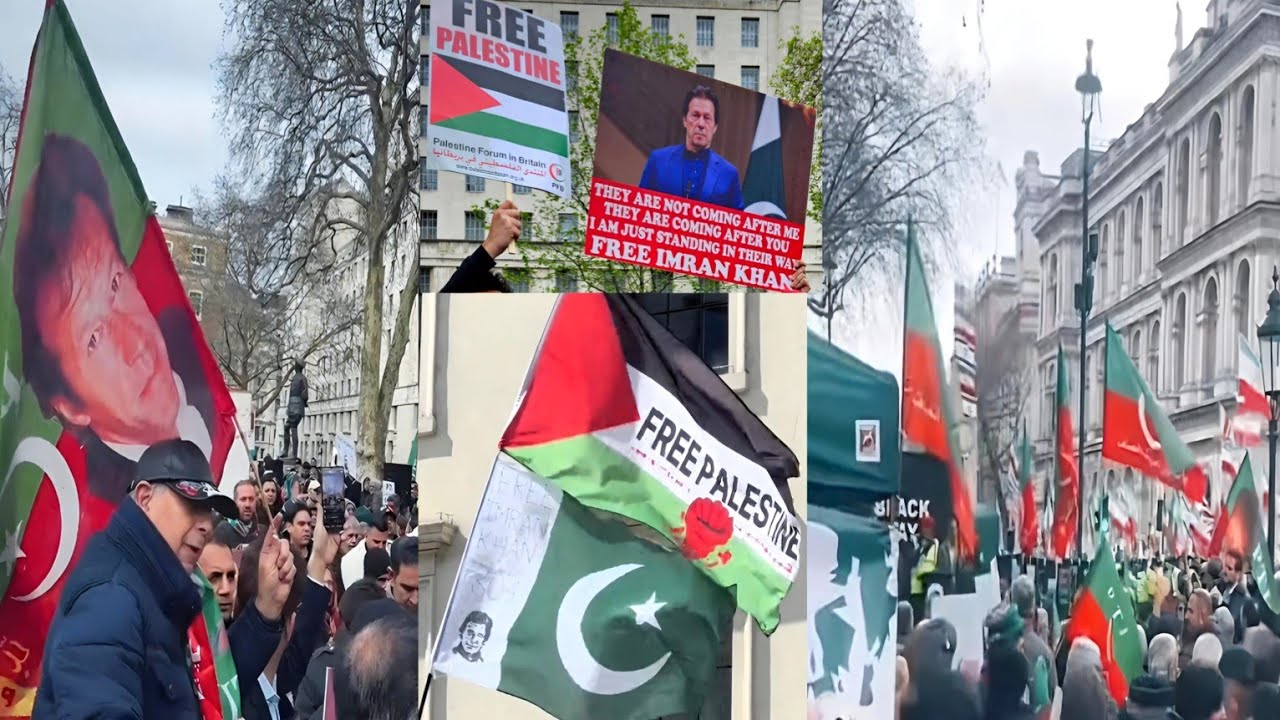 PTI London Protest / Thousands Imran Khan's Supporters Came Out In London UK 🇬🇧 