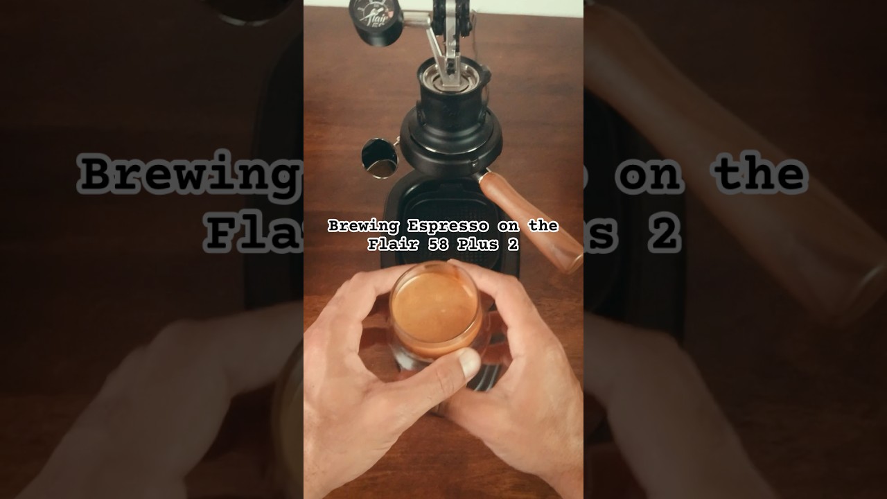 A Relaxing Espresso with the Flair 58 Plus 2!    #espresso #coffee #asmr #pov #homecafe #homebarista