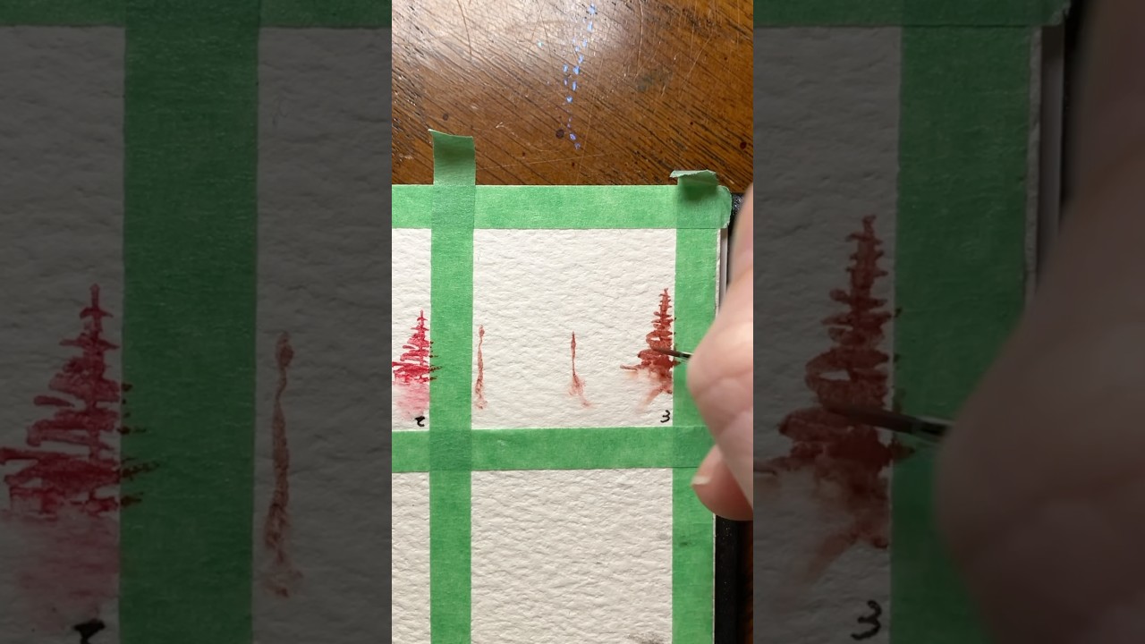 Day 247 Swatching my Watercolor Palette: Cozmick Creations Dusty Rose #shorts #watercolor