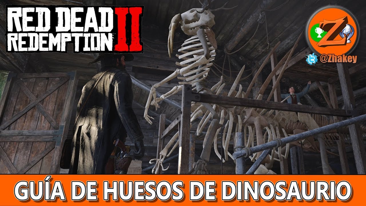 Red Dead Redemption 2: Localización de todos los Huesos de Dinosaurio - Prueba de fe