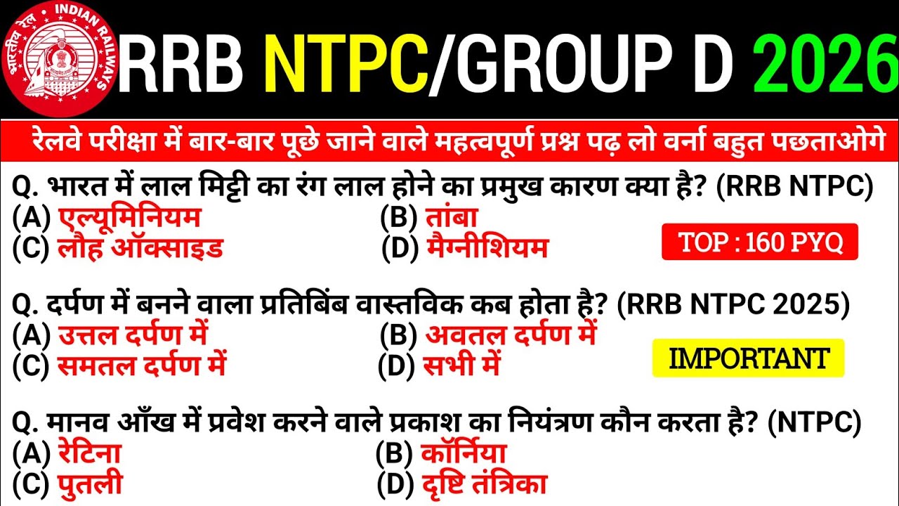 RRB NTPC Previous Year Question Paper 2021 | NTPC CBT-1 PYQ GK GS + Current Affairs Class | #ntpc 🔥