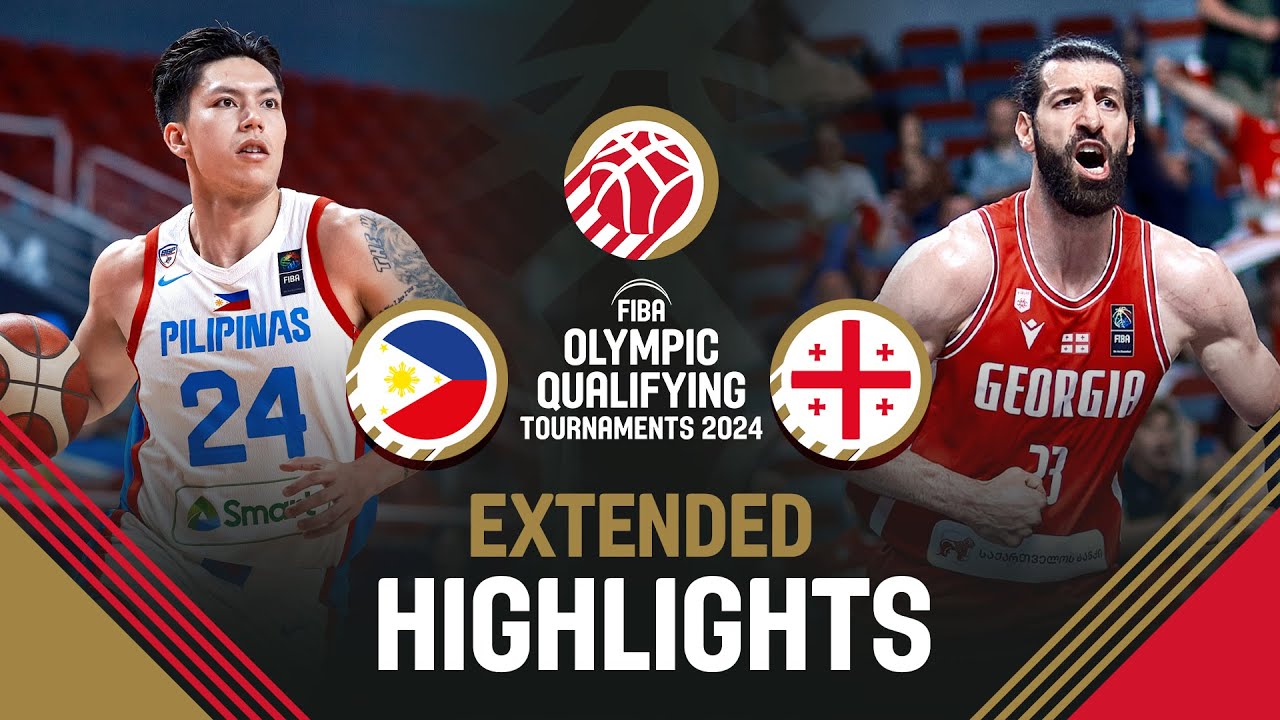 Philippines 🇵🇭 vs Georgia 🇬🇪 | Extended Highlights | FIBA OQT 2024 Latvia