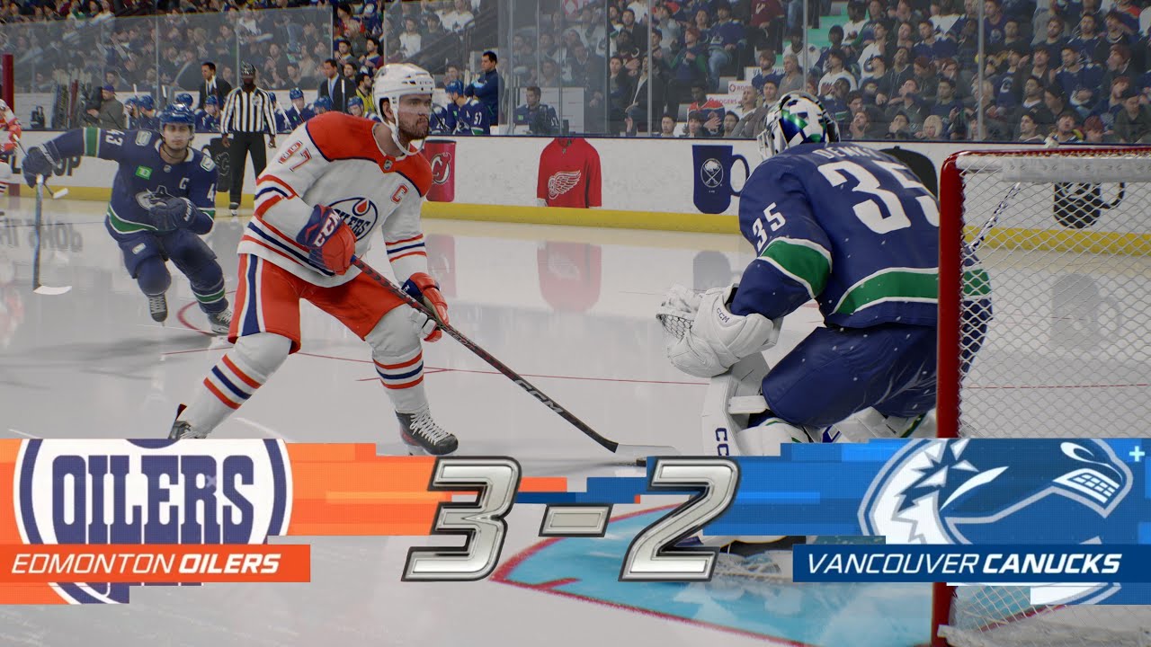 GAME 2 | Edmonton Oilers 3-2 Vancouver Canucks | NHL 26