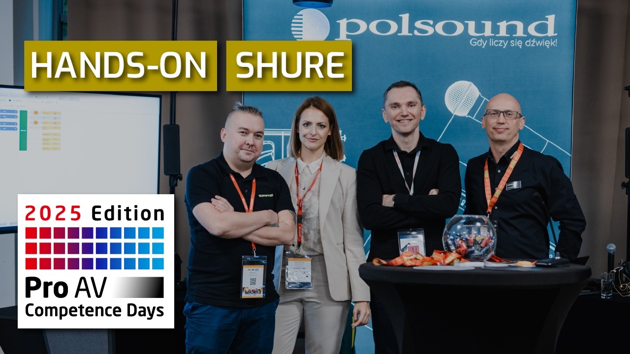 Shure w salach konferencyjnych – bezprzewodowe mikrofony, AI, czysty dźwięk i redukcja hałasu