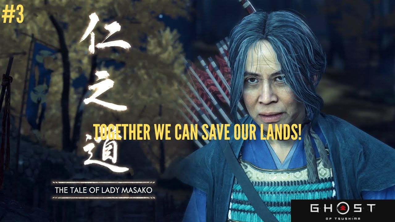 GHOST OF TSUSHIMA GAMEPLAY - KETEMU NENEK NENEK ISTRI KETUA CLAN SAMURAI - THE TALE OF LADY  MASAKO