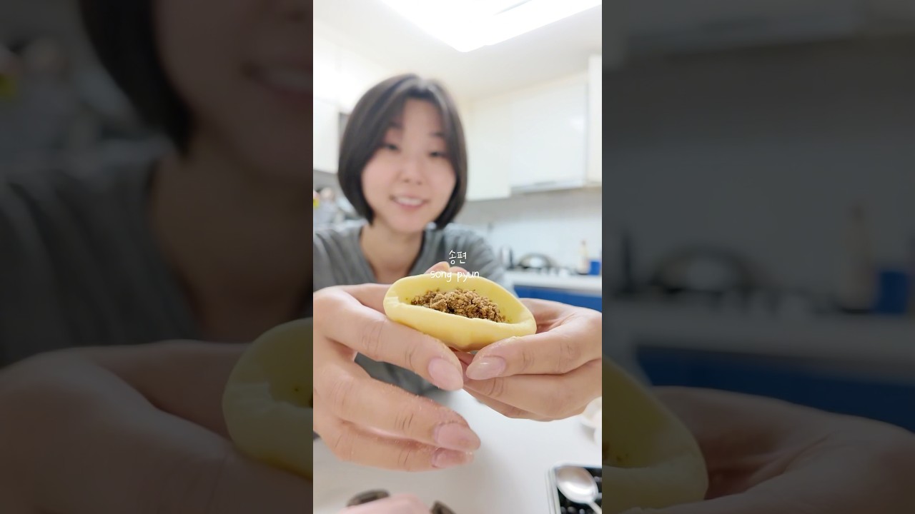 Cooking on Chuseok with my grandparents in Korea