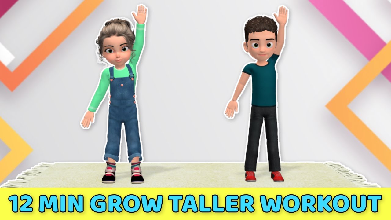 12-MINUTE KIDS WORKOUT TO GROW TALLER &ndash; NO REPEATS
