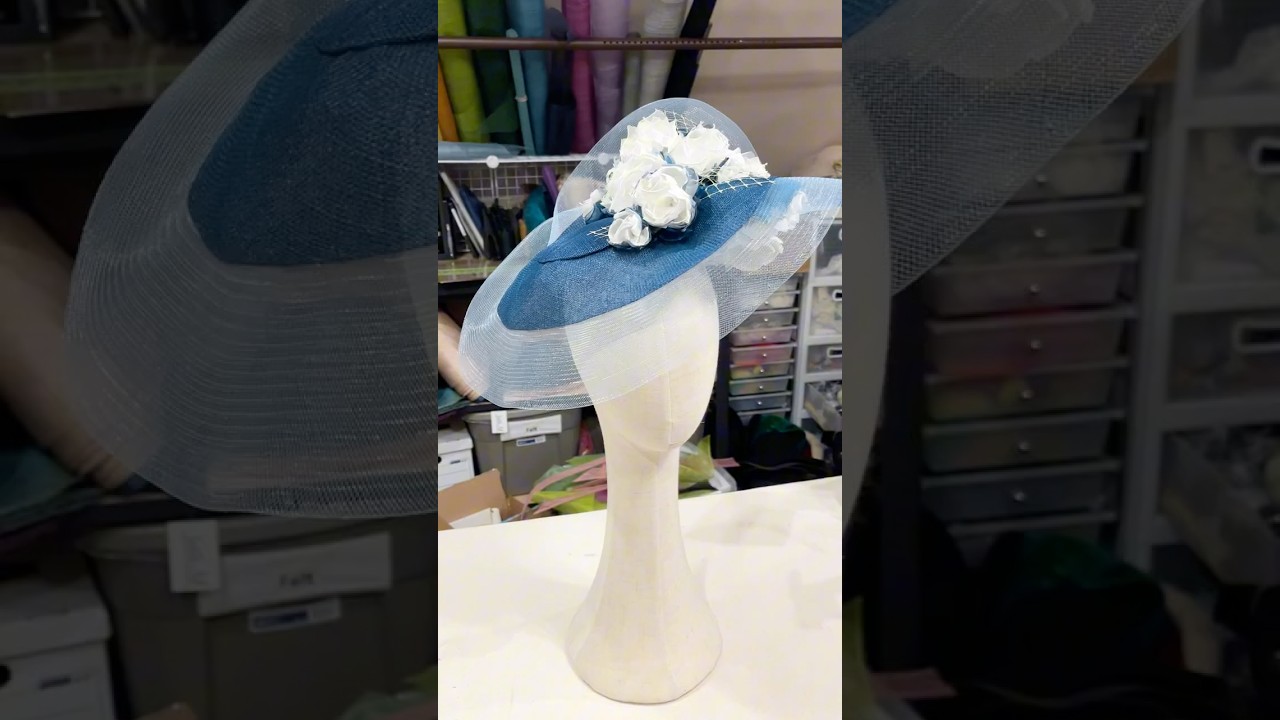 I Made a Hat for an Outlander Wedding! #millinery #customhats #diy #handmade #hatmaking