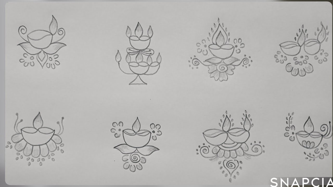 Deepam muggulu 🪔🪔// deepam rangoli design 🌺//dots rangoli designs 💐 viral rangoli designs