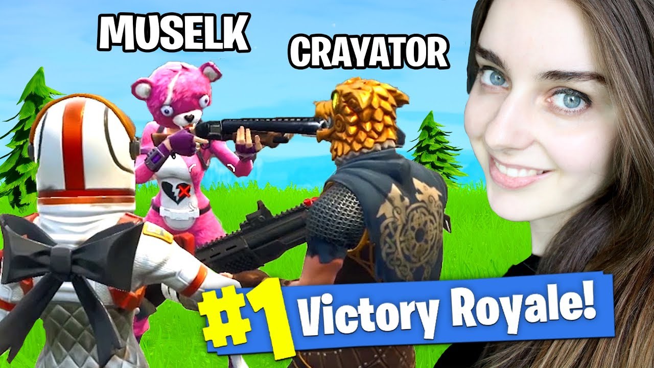 Fortnite with Muselk and Crayator a.k.a Youtubers Who Swore!
