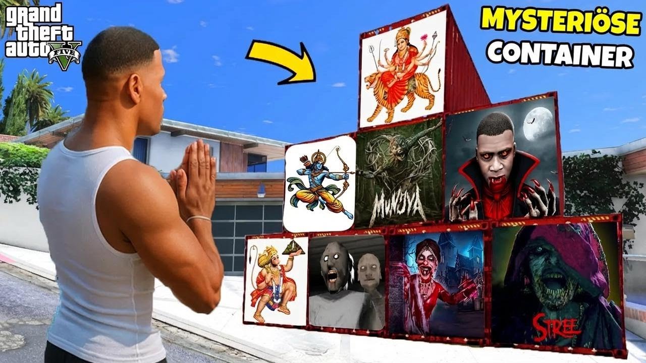 Franklin öffnet alle GODS VS GHOSTS Mystery-Container in GTA 5